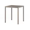 Image de NARDI table carré pour extérieur PIAVE 70 cm (Gris tourterelle - Plateau stratifi Pieds en aluminium peint)