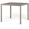 Image de NARDI table carré pour extérieur PIAVE 90 cm (Gris tourterelle - Plateau stratifi Pieds en aluminium peint)