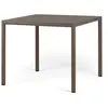 Image de NARDI table carré pour extérieur PIAVE 90 cm (Tabac - Plateau stratifi Pieds en aluminium peint)