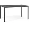 Image de NARDI table rectangulaire pour extérieur PIAVE 140x80 cm (Anthracite - Plateau stratifi Pieds en aluminium peint)