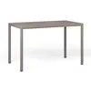 Image de NARDI table rectangulaire pour extérieur PIAVE 120x70 cm (Gris tourterelle - Plateau stratifi Pieds en aluminium peint)