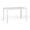 Image de NARDI table rectangulaire pour extérieur PIAVE 120x70 cm (Corde - Plateau stratifi Pieds en aluminium peint)