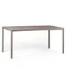 Image de NARDI table rectangulaire pour extérieur PIAVE 160X90 cm (Gris tourterelle - Plateau stratifi Pieds en aluminium peint)