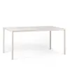 Image de NARDI table rectangulaire pour extérieur PIAVE 160X90 cm (Corde - Plateau stratifi Pieds en aluminium peint)