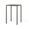 Image de NARDI table carré pour extérieur PIAVE 70 HIGH cm (Tabac - Plateau stratifi Pieds en aluminium peint)