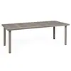 Image de NARDI table pour extérieur extensible LIBECCIO (Gris tourterelle - Plateau en DurelTOP / Pieds en aluminium verni)
