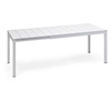 Image de NARDI table pour extérieur RIO 140 EXTENSIBLE GARDEN COLLECTION (Blanc - Plateau en DurelTOP / Pieds en aluminium verni)