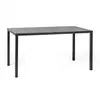Image de NARDI table rectangulaire pour extérieur CUBE 140x80 cm (Anthracite - Plateau en DurelTOP / Pieds en aluminium verni)