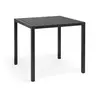 Image de NARDI table carré pour extérieur CUBE 80x80 cm (Anthracite - Plateau en DurelTOP / Pieds en aluminium verni)