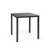 Image de NARDI table carré pour extérieur CUBE 70x70 cm (Anthracite - Plateau en DurelTOP / Pieds en aluminium verni)