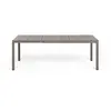 Image de NARDI table pour extérieur RIO ALU 140 EXTENSIBLE GARDEN COLLECTION (Gris tourterelle - Aluminium verni)