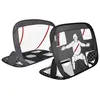 Image de VOUNOT® Lot de 2 Buts de football pliables pop up - Cage de foot portable avec sac piquets - 120x80x80cm