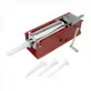 Image de Poussoir À Saucisse Professionnel 8 Kg Acier Inox Rouge 70x22x22 Cm Reber