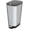 Image de Kis Poubelle De Cuisine A Pédale 42.5l Chic Aspect Inox