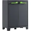 Image de Keter Armoire de Rangement Basse Moby Gris Graphite 100 cm Casier Organisateur 434767