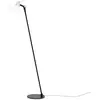 Image de ROTALIANA lampadaire LUXY H0 GLAM (Diffuseur blanc brillant, base noire métallisée - Verre)