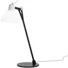 Image de ROTALIANA lampe de table LUXY T0 GLAM (Diffuseur blanc brillant, base noir métallisé - Verre)