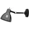 Image de ROTALIANA lampe murale applique ou au plafond LUXY H0 GLAM (Diffusore fumè, base nero metallizzato - Verre)
