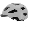 Image de Casque avec éclairage arrière réglage molette - lumière visible à 200 m Gist Smart In-Mold