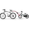 Image de Barre Trail Angel - ADD ONE - Rouge et noir - Système daccroche simple - Pour vélo enfant - Poids max 30 kg