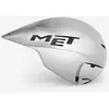 Image de Casque MET Drone Wide Body II blanc argent - M