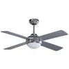Image de Ventilateur Plafonnier Eclairage 4 pales 60 W 3 vitesses Ø 121 cm Télécommande NIKLAS