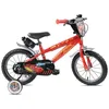 Image de Vélo Enfant - 14 Pouces - 4 à 5 ans - Cars - Roulettes stabilisatrices - Rouge