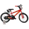 Image de Vélo Enfant - 16 Pouces - 5 à 7 ans - Cars - Roulettes stabilisatrices - Rouge