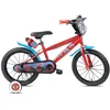 Image de Vélo Enfant - 16 Pouces - 5 à 7 ans - Spider-Man - Roulettes stabilisatrices - Rouge