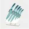Image de Set de 5 couteaux de cuisine avec bloc compact miss gourmet