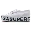 Image de Basket Superga - SUPERGA - 2790 COTW OUTSOLE LETTERING - Femme - Blanc - Tige en toile