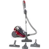 Image de HOOVER RC81_RC25 Aspirateur Traineau sans sac Puissant 800W 75db Performance Filtre Lavable Brosse Poils Animaux Gris/Rouge