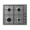 Image de Candy - table de cuisson à gaz 59.5cm 4 feux noir chw6lbx - pop evo CHW6LBX