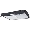 Image de Rosieres Hotte visière 60cm 348m3/h noir - rhc638/1pn