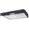 Image de Hotte visière 60cm 348m3h noir rosieres - RHC638/1PN