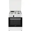 Image de Rosieres - cuisinière mixte a 60l 4 feux blanc rge660cmwe - RGE660CMWE