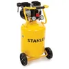 Image de Stanley Compresseur 50 litres 8 bar sans huile silencieux modèle vertical 1 ch 150 l/min débit d’air portable noir jaune