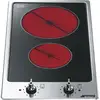 Image de Smeg Classic Pgf32c Plaque Noir, Argent Intégré 31 Cm Céramique 2 Zone(s)