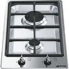 Image de Smeg Classic Pgf32g Plaque Acier Inoxydable Intégré 31 Cm Gaz 2 Zone(s)