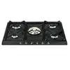 Image de Table de cuisson à gaz encastrable 5 feux smeg sr775ao anthracite