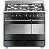 Image de Smeg Scb92pn8 Four Et Cuisinière Electrique Gaz Noir