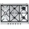 Image de Smeg Se775gh5 Plaque Acier Inoxydable Intégré Gaz 5 Zone(s)