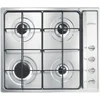 Image de Smeg S64s Plaque Acier Inoxydable Intégré 60 Cm Gaz 4 Zone(s) Hotte Intégrée
