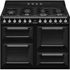 Image de Piano De Cuisson Smeg Victoria Tr4110bl1 7 Feux Gaz 2 Fours 61 L Four Gril 35 L Noir