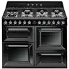Image de Cuisine smeg tr4110bl1 noir 3 fours 110x60cm classe a