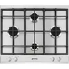 Image de Table de cuisson Gaz - SMEG - P260XGH - Acier inoxydable - 4 foyers - Largeur 60cm
