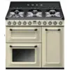 Image de Piano de cuisson 90 cm smeg victoria tr93p crème
