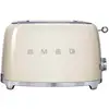 Image de Smeg - grille-pain 2 fentes 950w crème tsf01creu - TSF01CREU