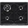 Image de Table de cuisson gaz smeg sr964ngh noir