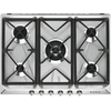 Image de Smeg Victoria Sr975xgh Plaque Acier Inoxydable Intégré 68.5 Cm Gaz 5 Zone(s)